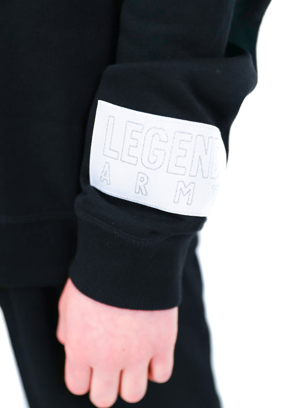 True Legend Crew Jumper NN LEGENDS Logo Crew Black (Top ONLY)